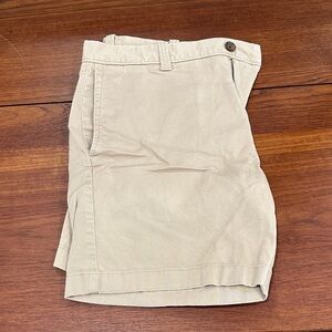J. Crew Men's Beige Flat Front Shorts